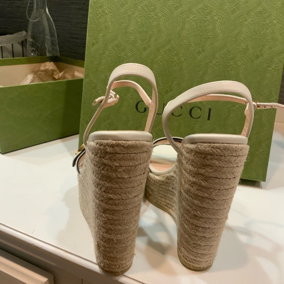 Gucci Leather Platform Espradrille 6 - Picture 12 of 16